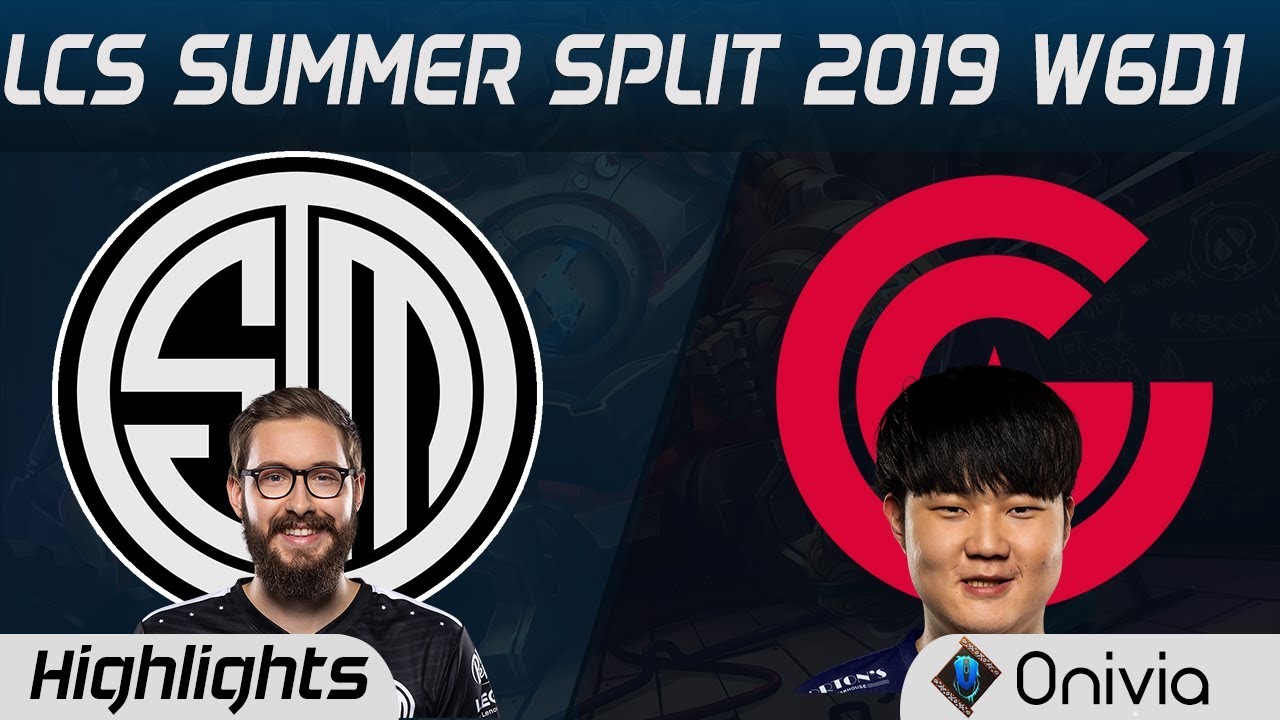 TSM vs CG Highlights LCS Summer 2019 W6D1 Team Solo Mid vs Clutch Gaming LCS Highlights by Onivia