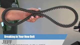 Breaking in a new Belt in an Arctic Cat Snowmobile