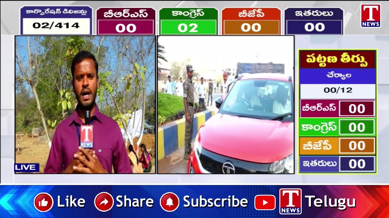 Telangana Municipal Results : Counting Updates From Mahabubnagar | T News