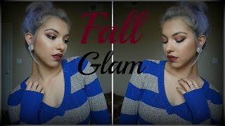 Fall Glam Tutorial using lorac mega 2 pallete