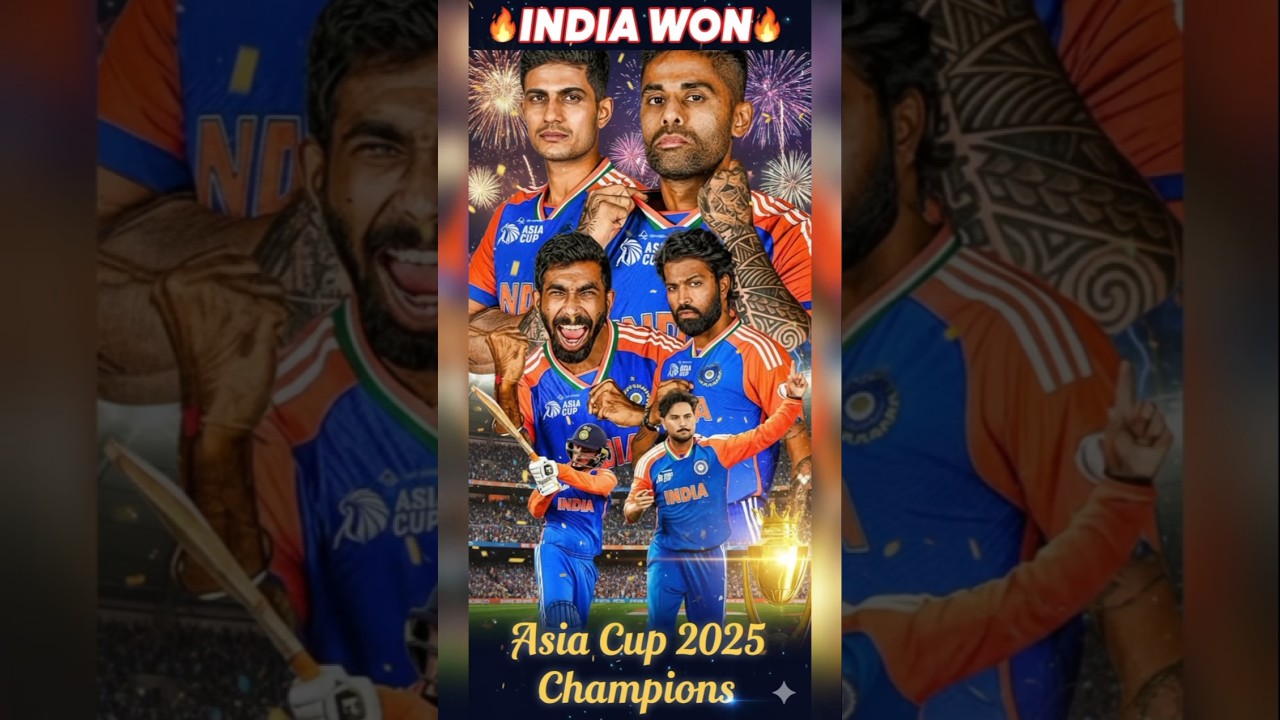 🏆 India Wins Asia Cup 2025 Final | Historic Winning Moments | Cricket Highlights🔥 