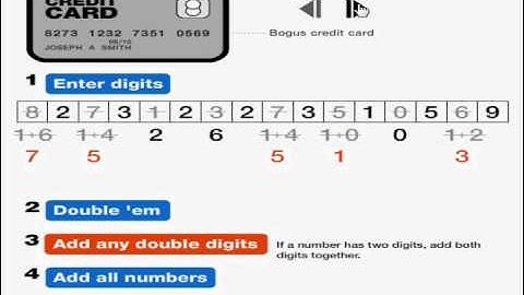Luhn Algorithm animation with voice over