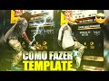 TUTORIAL DE COMO FAZER TEMPLATE COM FOTO DE PERFIL FREE FIRE- ( 1° EPISODIO DA SÉRIE).