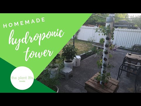 How to build a homemade hydroponic tower