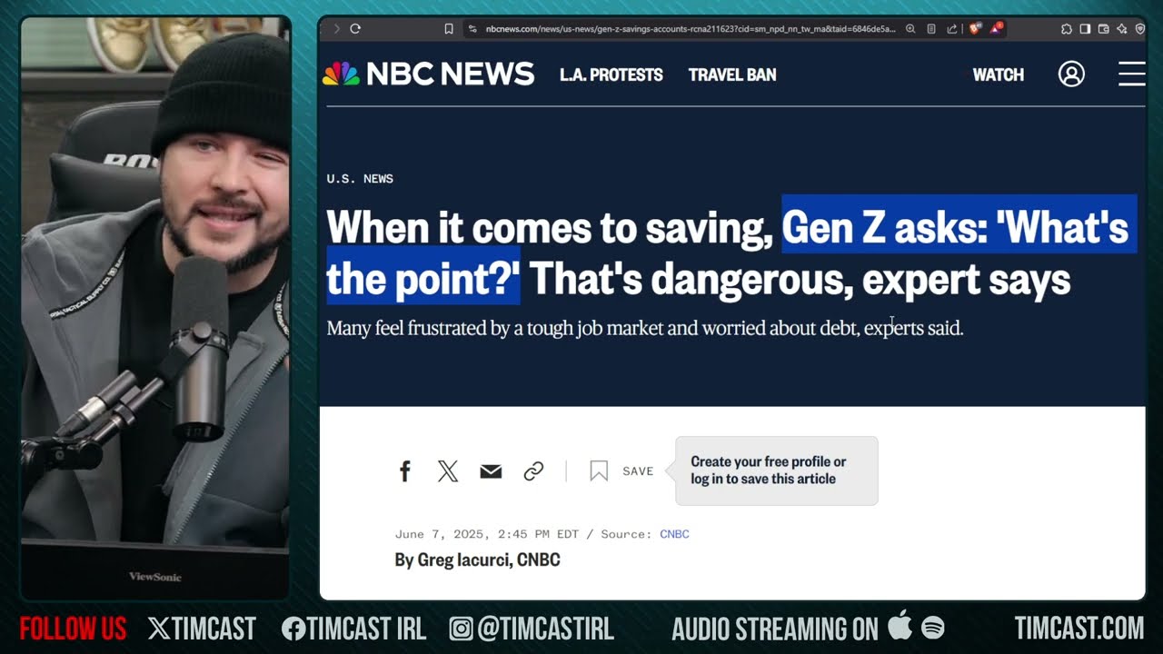 Gen Z Has GIVEN UP As Economy CRUMBLES, Housing And job Market Set TO EXPLODE