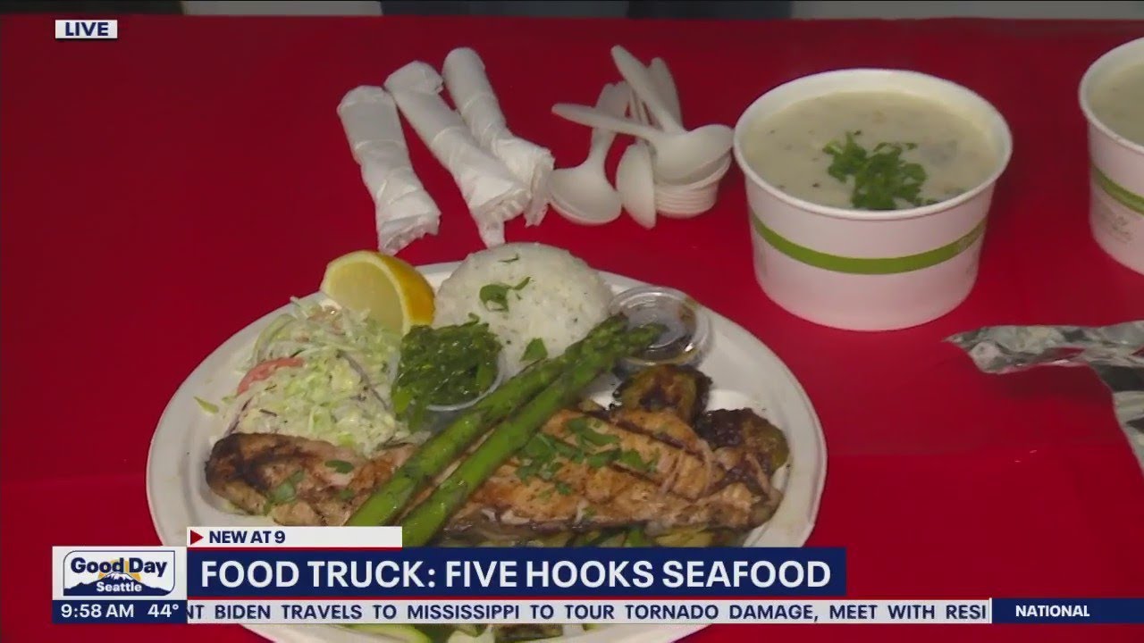 Food Truck Friday Five Hooks Seafood FOX 13 Seattle YouTube