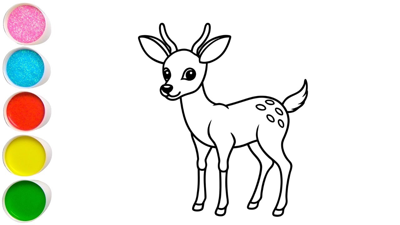 How To Draw Cute Elephant Drawing, Painting & Coloring For Kids and Toddlers_ Child Art