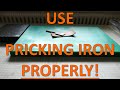 HOW TO USE PRICKING IRON PROPERLY