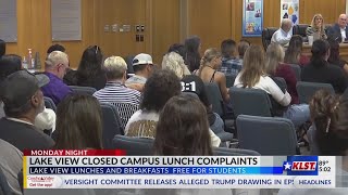 Lake View Lunch Policy Draws Protest