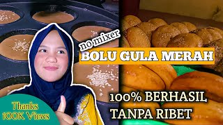 Resep BOLU GULA MERAH SUPER LEMBUT,paling mudah dan anti gagal