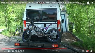 MotorradTransportplattform 80 x 200 cm (Fiedler Fahrzeugtechnik) für mein Fiat Ducato Adria TwinSGX