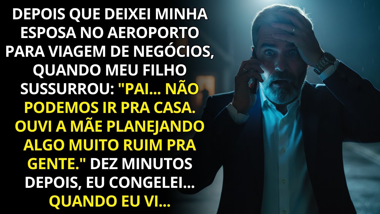 "Pai, não voltes para casa esta noite. Por favor." A voz do meu filho de doze anos a tremer ao telemóvel fez-me travar a fundo no meio da estrada. Voltava para casa depois de um dia exaustivo....
