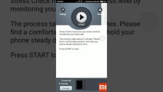 Measure the Stress level on Android Phone without any requirement of sensors!