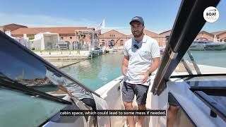 TEST - Saxdor 400 GTO, from closed to open boat, but always running at 44 knots