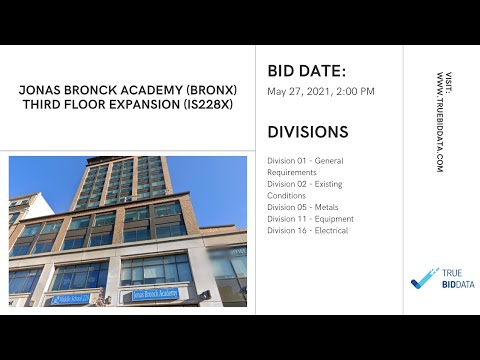 Jonas Bronck Academy (Bronx) Third Floor Expansion (IS228X)
