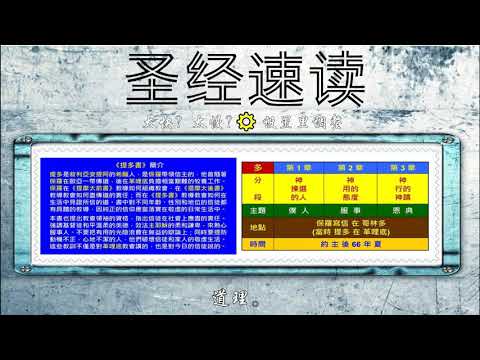 56.《提多书》 新约圣经速读（3分钟读完） 圣经朗读 ⭐ -  32小时读完全本圣经 #速θ读 ✝️基督教资料下载见下方链接⬇️