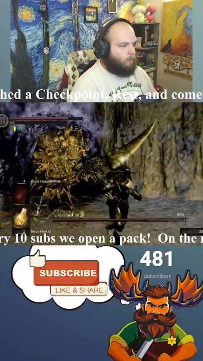 Gravelord Nito gets got ⚔️ #darksouls #shorts