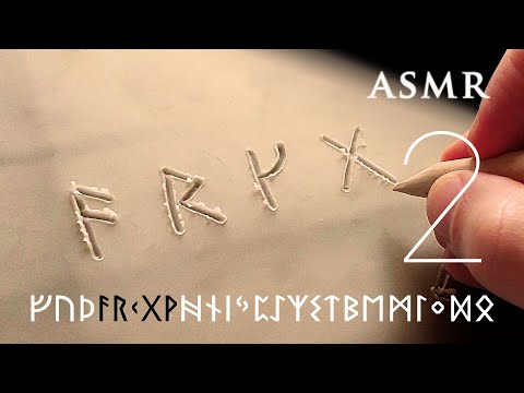 ASMR Runic Alphabet Ramble (A, R, K, G)