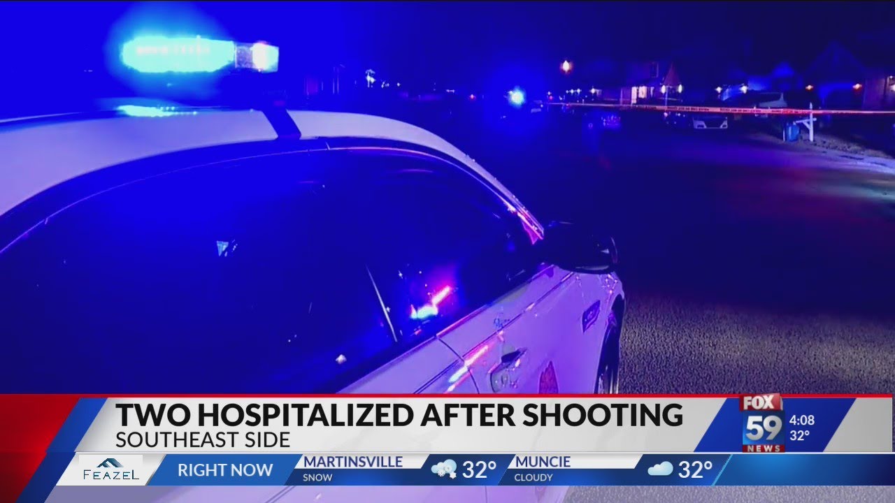 2 shot in apparent drive-by shooting on Indy’s southeast side - YouTube