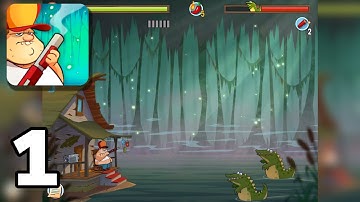 Swamp Attack - Gameplay Walkthrough Part 1 - Levels 1-5 Completed (iOS, Android)