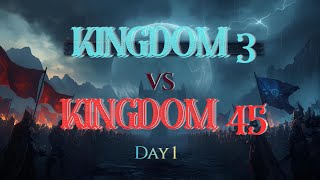 K3 Vs K45 Kvk Day1 Biggest Battle Of Kingshot Game