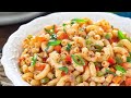 10 मिनट में बिल्कुल सिंपल तरीक़े से बच्चों का पसंदीदा नाश्ता - Indian Style ...Macaroni Recipe