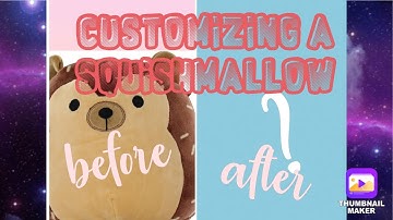 Customizing A Squishmallow!