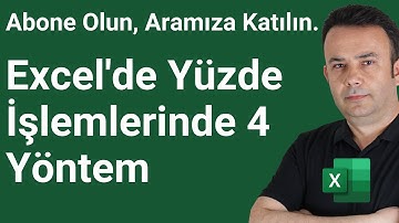 #Excel Yüzde Dağılımı bulmada Kullanabileceğiniz 4 yöntem- 944.video | Ömer BAĞCI