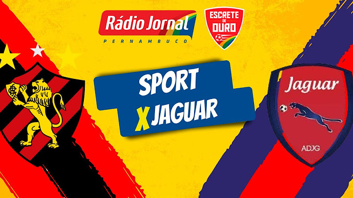 SPORT x JAGUAR  pelo CAMPEONATO PERNAMBUCANO na RÁDIO JORNAL