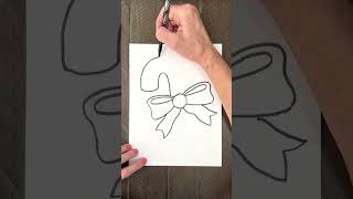 Draw a Candy Cane #arttutorialsforkids