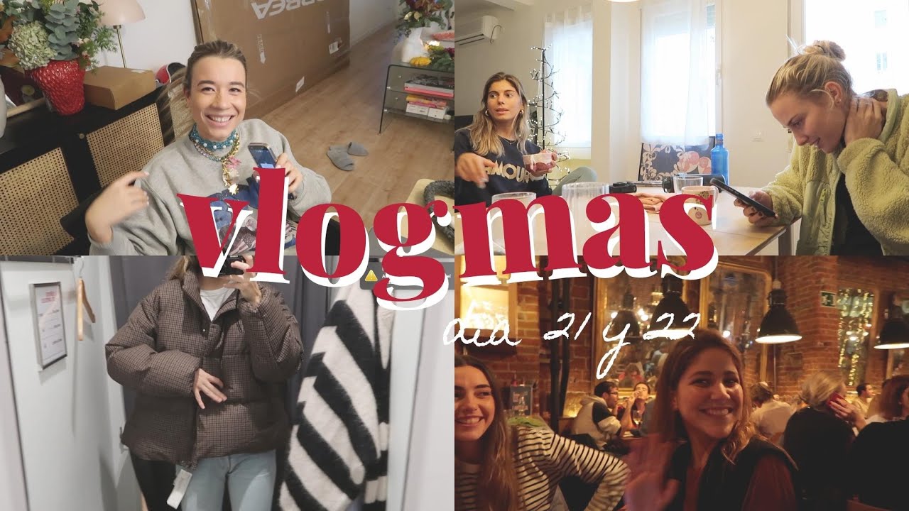 VLOGMAS DÍA 21 Y 22- despedida de amigas, compras de Uniqlo y eliminación tatuaje
