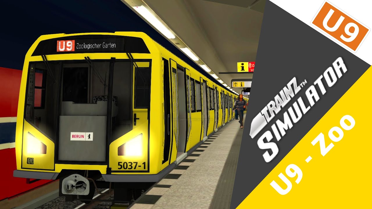 Auf der U9 im H-Zug zum Zoo| U-Bahn Sim Berlin | JM Simulation