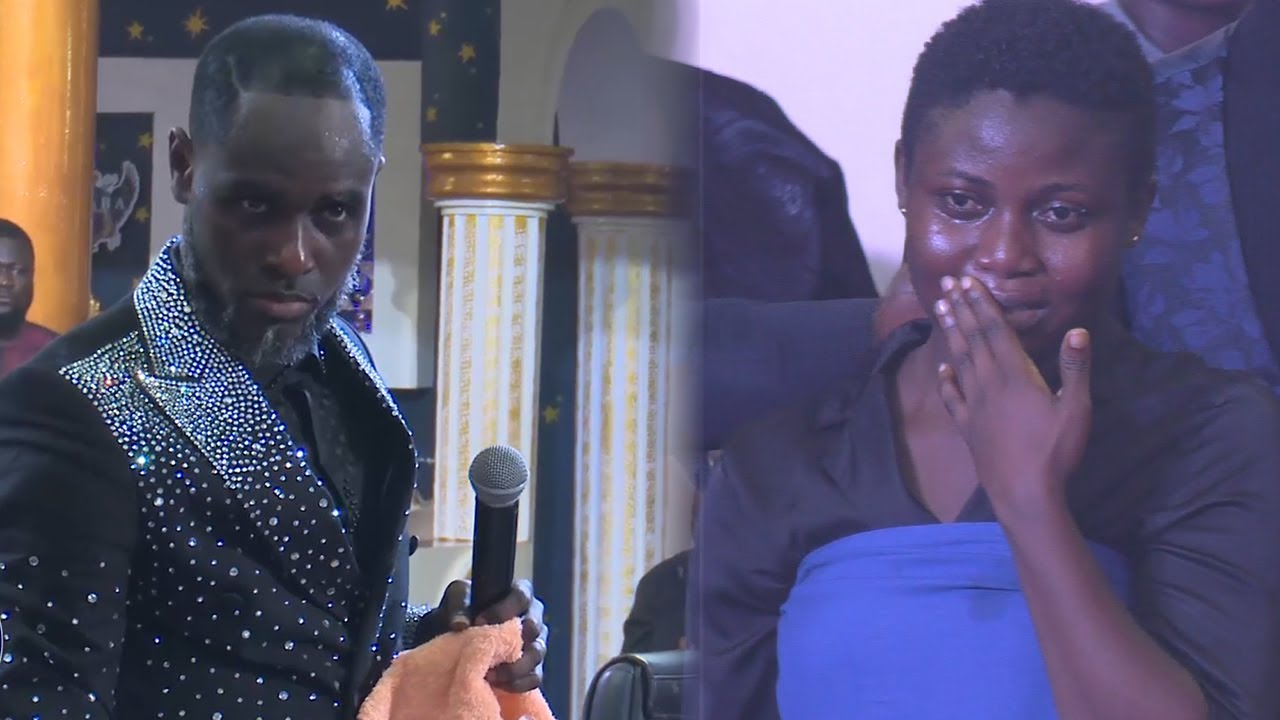 Watch As Young Lady Challenges Prophet Dr. Ogyaba For Evidence