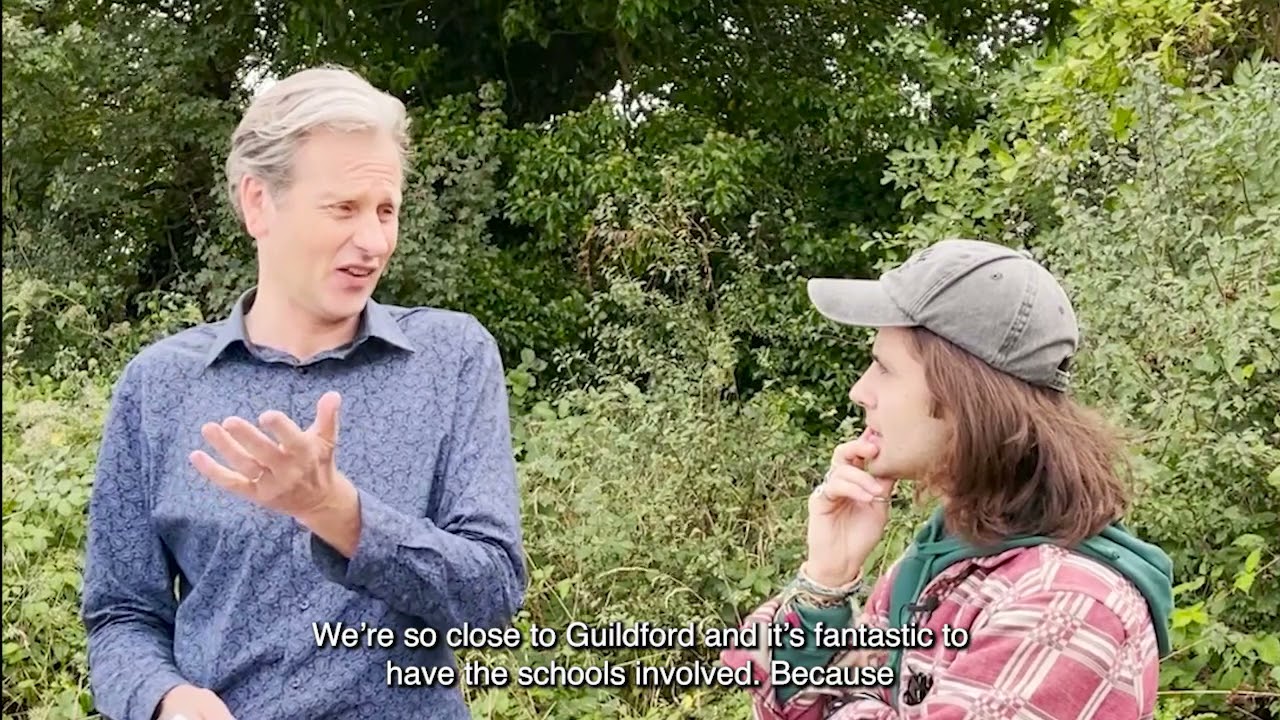 Cel Spellman at Pewley Down Fields