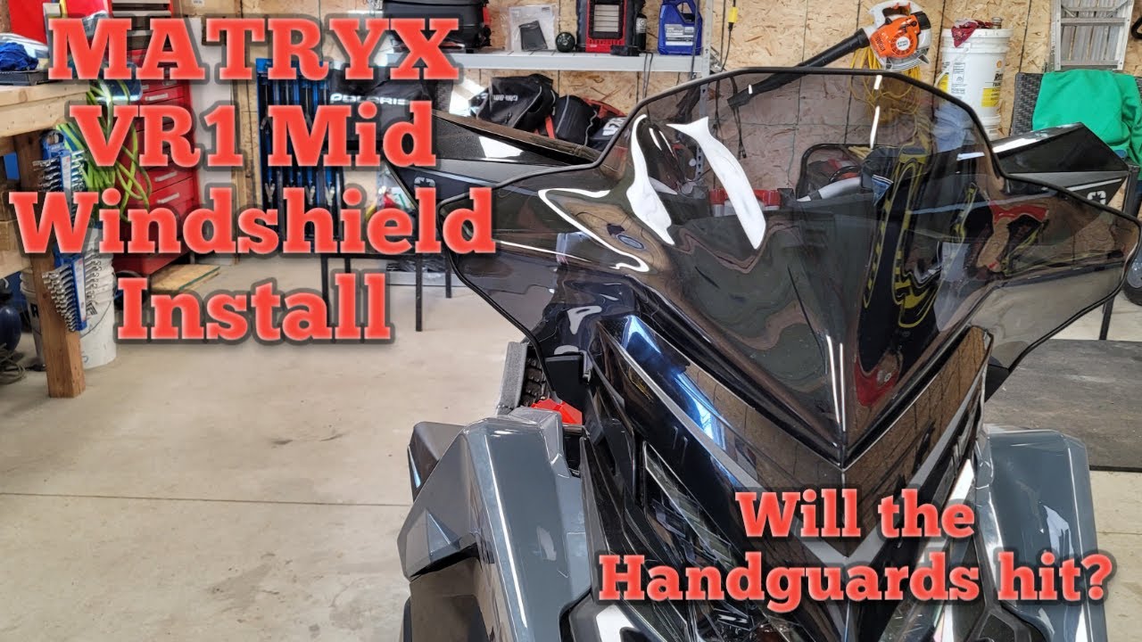 Polaris MATRYX Indy VR1 - Mid Windshield Install - Will the