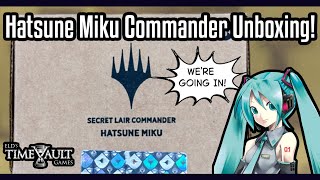 Unboxing Unreleased Hatsune Miku Secret Lair Commander Deck. What's In The Box?