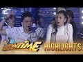 It's Showtime PUROKatatawanan: Kim's jaw drops after hearing the joke of Vhong