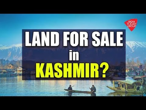 Is land really up for sale in Kashmir now?