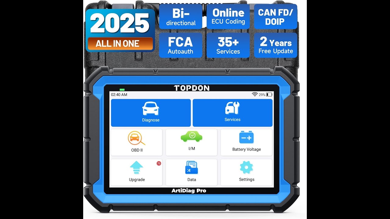 Review: TOPDON ArtiDiag Pro – 35+ Services, ECU Coding & Bi‑Directional Scan Tool