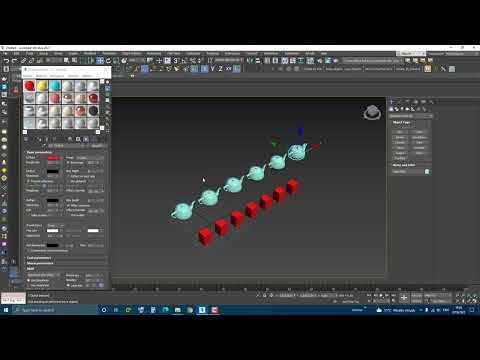 3DS Max  - Tip - Propagate Materials To Instances