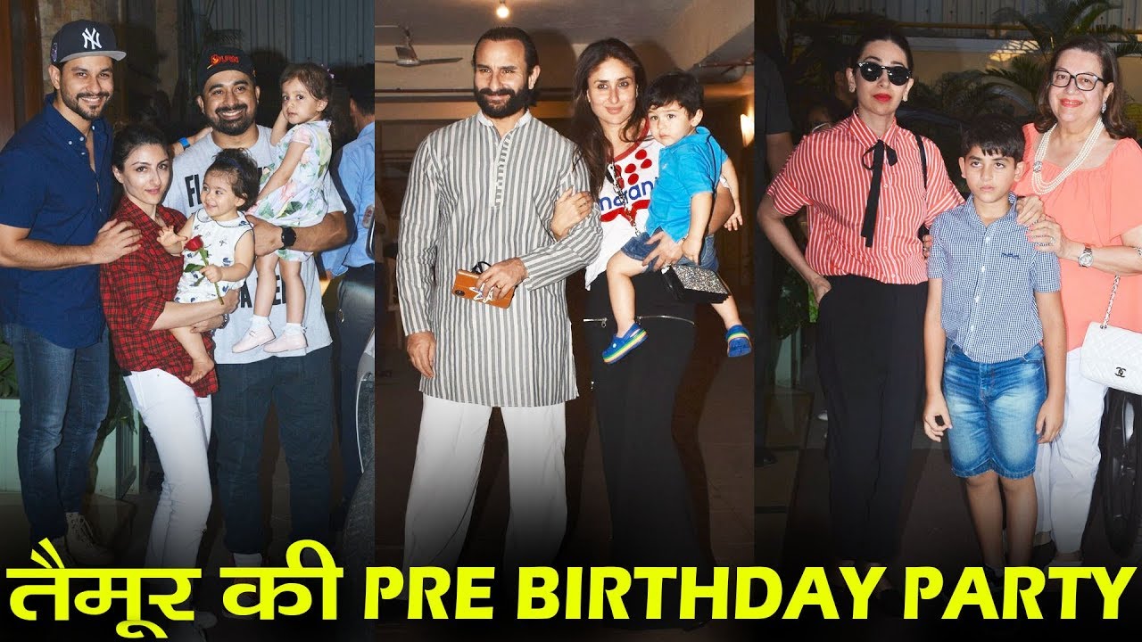 Kareena's Cute Son Taimur Ali Khan's Grand Pre-Birthday Celebration | Saif Ali Khan