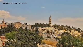 The Sky Jesus ascended & will return, the sacred Mount of Olives live. Witness Acts 1:11 fulfilled