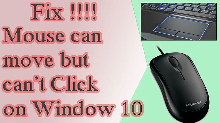 Mouse can't click window 10 | Fix mouse error in window 10 | mouse problem window10