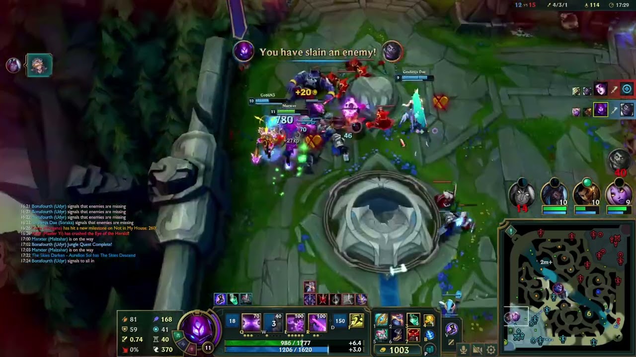 Highlight - League of Legends - Malzahar - 6/6/9 - 5v5 Ranked Solo - Lose - 4:12pm