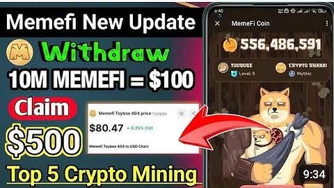 $200 Mining Memefi Coin 🤑 - Memefi Club With TG Tap-To-Earn🔥| Smartphone Crypto Mining App 2024