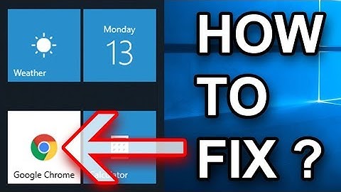 Fix Google Chrome Icon Background In Windows Start Menu