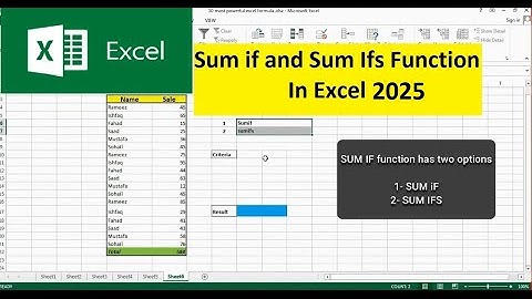 Sumif vs Sumifs Which is Better for Conditional Summing | Excel for begginers & Pro 2025