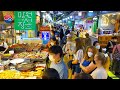 [4K] Seoul Walk - Mangwon Traditional Market on Korean "Chuseok" holidays. Pre Market Shopping.