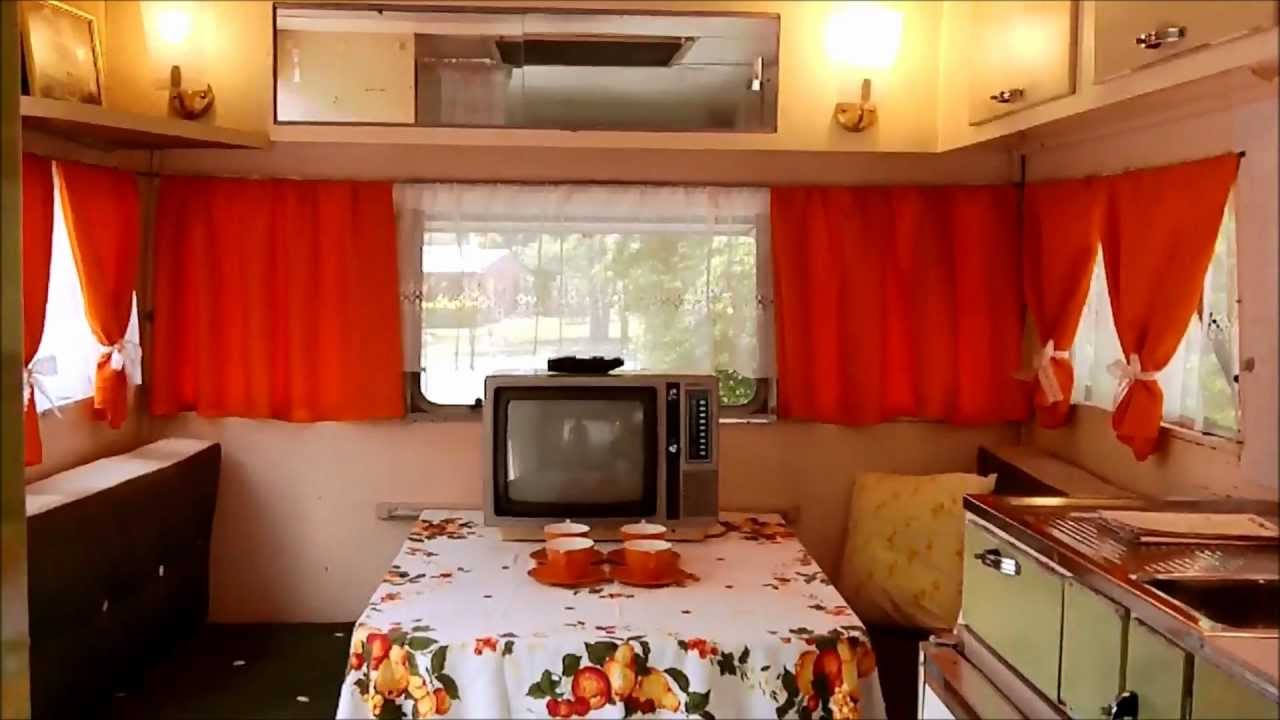 Carapark Voyager 15 Vintage Retro Caravan 1964 Orange White Curtains Youtube Carapark Voyager 15 Vintage Retro Caravan 1964 Orange White Curtains Youtube