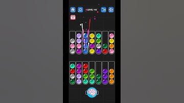Lv 112 Ball Sort Puzzle - Color Game / 顏色分類遊戲 / ボールソーティングパズル (Guru Game)  #ballsortpuzzle